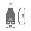 Csúszótalp Claas 0009365620