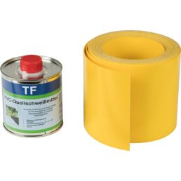   Védőponyva javítókészlet ragasztóval együtt - 10 x 500 cm, sárga