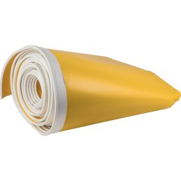 Védőponyva - 35 cm x 20 m, sárga