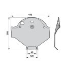 Csúszótalp Lely 4122019610