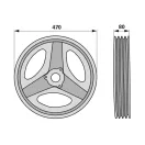 Ékszíjtárcsa BCS 532.31479