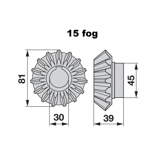Kúpfogaskerék Fella 475203