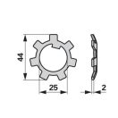 Biztosító alátét Taarup VGMT-34V, MT-34V