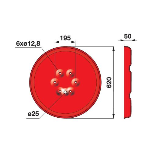 Csúszótányér Pöttinger 00+640.057+0