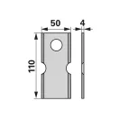 Lamă de cosit JF-Stoll 110 x 50 x 4 mm MWS