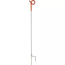   Rugóacél karó Gallagher hossz 100 cm, narancssárga-fehér, 10 darab 642134