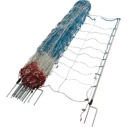   Farkasháló kék Combo Gallagher magasság 120 cm, hossz 50 m, 14 db hegyes cölöppel 092376