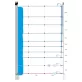   Farkasháló kék Combo Gallagher magasság 120 cm, hossz 50 m, 14 db hegyes cölöppel 092376