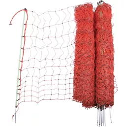   Villanypásztor háló baromfihoz Euronetz magasság 112 cm, 15 egyhegyű karóval