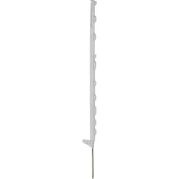   Villanypásztor karó SMARTpost, műanyag, fehér Horizont hossz 115 cm, 11 lyukasztószemmel, 10 darab 144