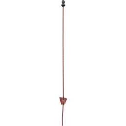   Villanypásztor karó rugóacél, ovális, piros Horizont hossz 105 cm, gyűrűs szigetelővel, 25 darab 15055