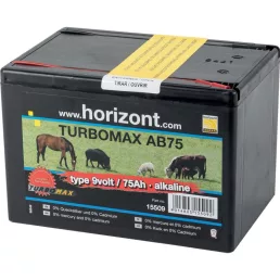   Szárazelem TURBOMAX Horizont AB75, alkáli, 9 V, 75 Ah 15509