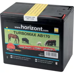   Szárazelem TURBOMAX Horizont AB170, alkáli, 9 V, 170 Ah 12012