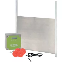 Csirkeajtó-készlet komplett automatikus - 430 x 400 mm