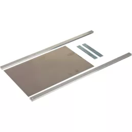   Alumínium tolóajtó - 220 x 330 mm, vezetősínekkel együtt, csirkeajtóhoz