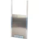 Alumínium tolóajtó - 220 x 330 mm, vezetősínekkel együtt, csirkeajtóhoz