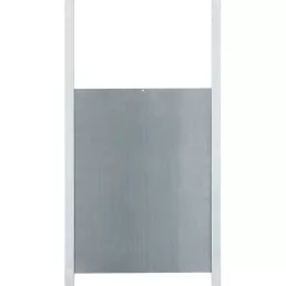   Alumínium tolóajtó - 300 x 400 mm, vezetősínekkel együtt, csirkeajtóhoz