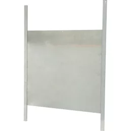   Alumínium tolóajtó - 430 x 400 mm, vezetősínekkel együtt, csirkeajtóhoz