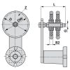 Feszítő lánckerék kétsoros ZN 40-3