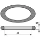   O-gyűrűk Átmérő 71.12 x 2.62 mm, 10 darab NBR 70 Shore, DIN3771