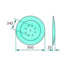 Csúszótányér Niemeyer 11589, 011589