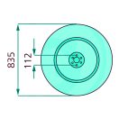 Csúszótányér Niemeyer 14470, 014470