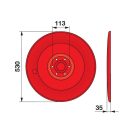 Csúszótányér Niemeyer 14472, 014472