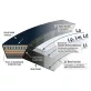 Ékszíj SWR fogazott 13x8 - 483 Li