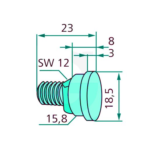 Kaszapenge csavar Fella 122599
