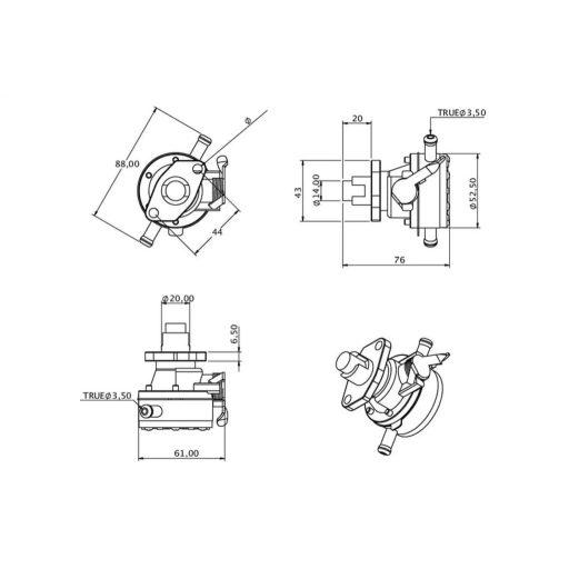 Üzemanyag szivattyú Landini 12910052101