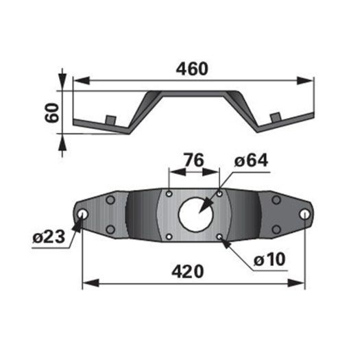 Kaszapenge tartó Fella 132294