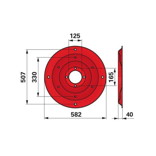 Csúszótányér Fella 140735