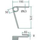 Magtakaró pálca első Kuhn FKX0383C