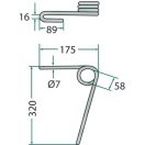 Magtakaró pálca első Kuhn 53043800