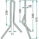 Magtakaró pálca Hassia 3537044, D054939