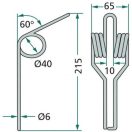 Magtakaró pálca Hassia 3537042, 054940