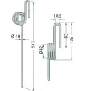 Magtakaró pálca John Deere Z66181