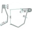 Magtakaró pálca jobb Hassia 3537038