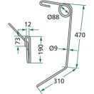 Magtakaró pálca Nordsten 18010.ST-NS3