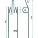 Magtakaró pálca Köckerling 905654