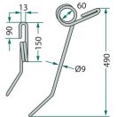 Magtakaró pálca hosszú Gaspardo G18903650