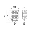 Hella LED munkalámpa négyzet alakú 1700 lm 24 W