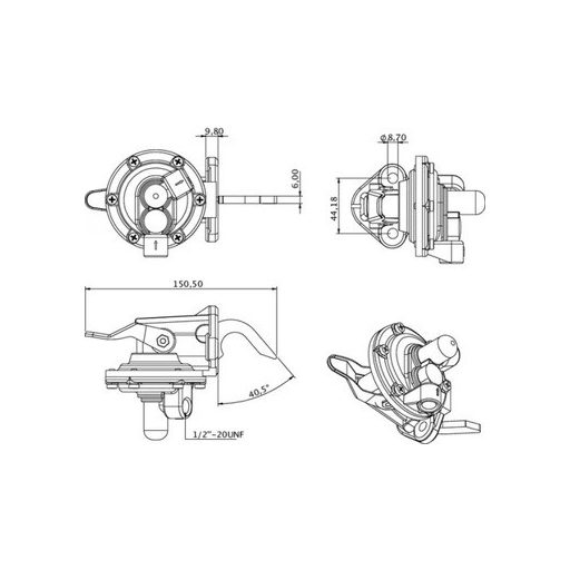 Üzemanyag szivattyú Landini 4222107M91, 3637286M91, 2641336, 2641333