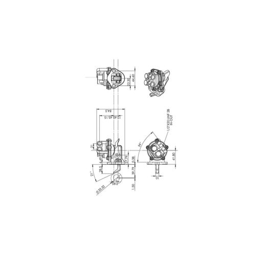 Üzemanyag szivattyú Landini 3637307M91, 641A063, 2641311, UPLK0006, 4222111M91
