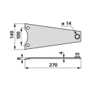 Kaszapenge tartó JF-Stoll 1165630, 13621-015, 3277-259X