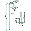 Magtakaró pálca Väderstad 400530