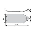 Csúszótalp Lely 4122503690, 4.1225.0369.0