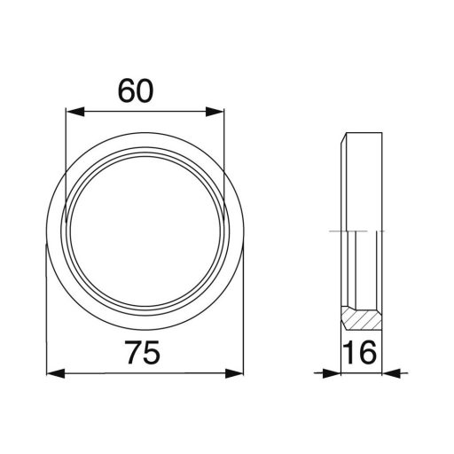 Támasztógyűrű Fella 141344, 140010
