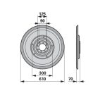 Csúszótányér Kuhn Z1101560