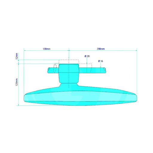 Visszapillantó tükör New Holland 82014587, 87339177